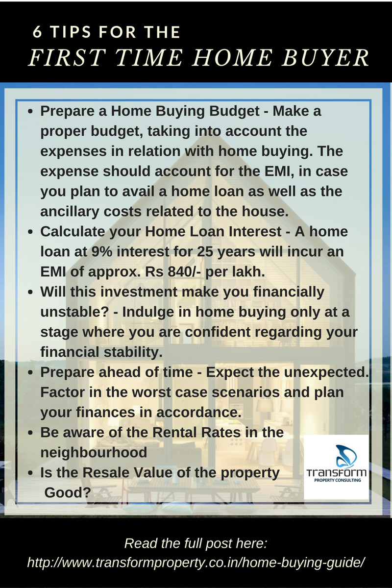 Home buying guide for the first time buyer